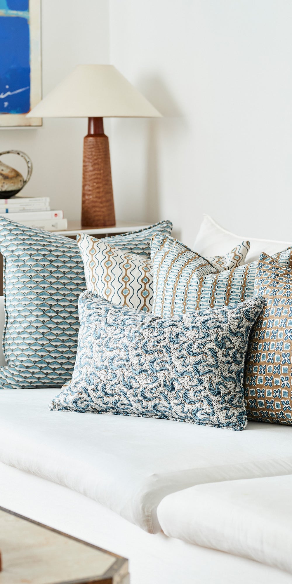 Kyoto Tobacco Pillowcase in - Cushions - Walter G Australia