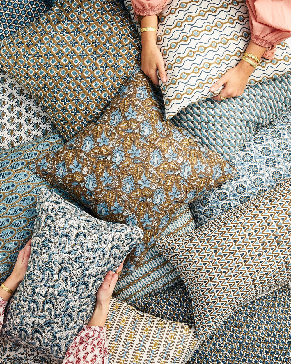 Lyon Tobacco Pillowcase in - Cushions - Walter G Australia