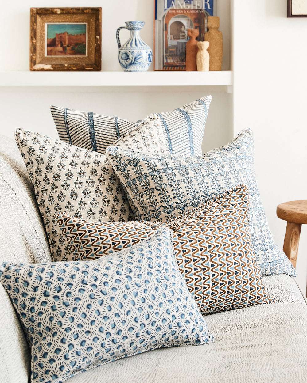 Santorini Azure Pillowcase
