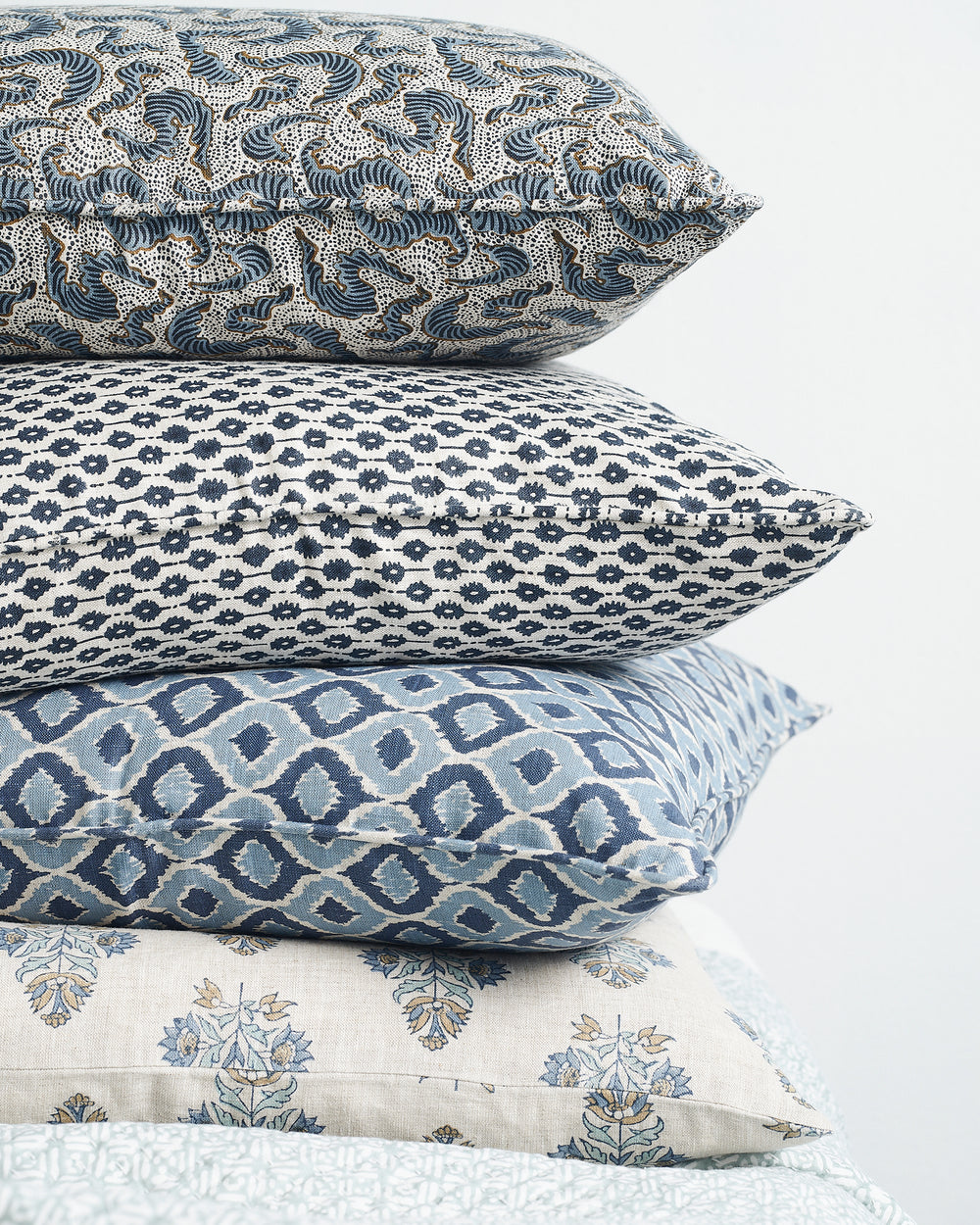 Ankara Fresh Azure Pillowcase