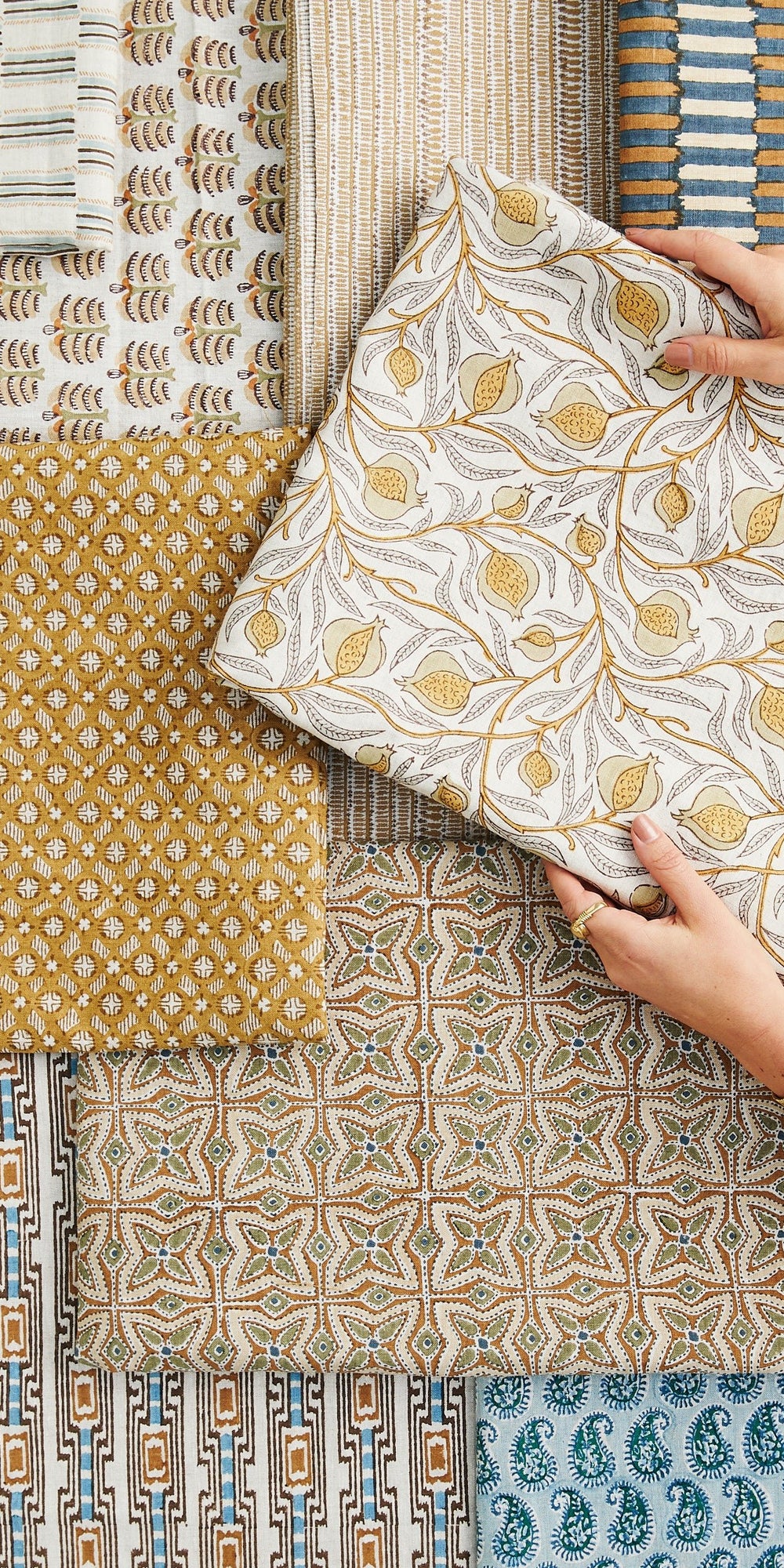 Saqqara Ochre Woven in - Wovens - Walter G Australia