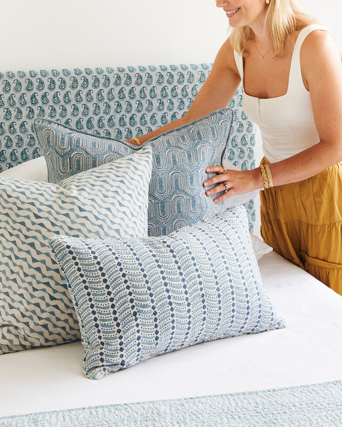 Tunisia Azure Pillowcase
