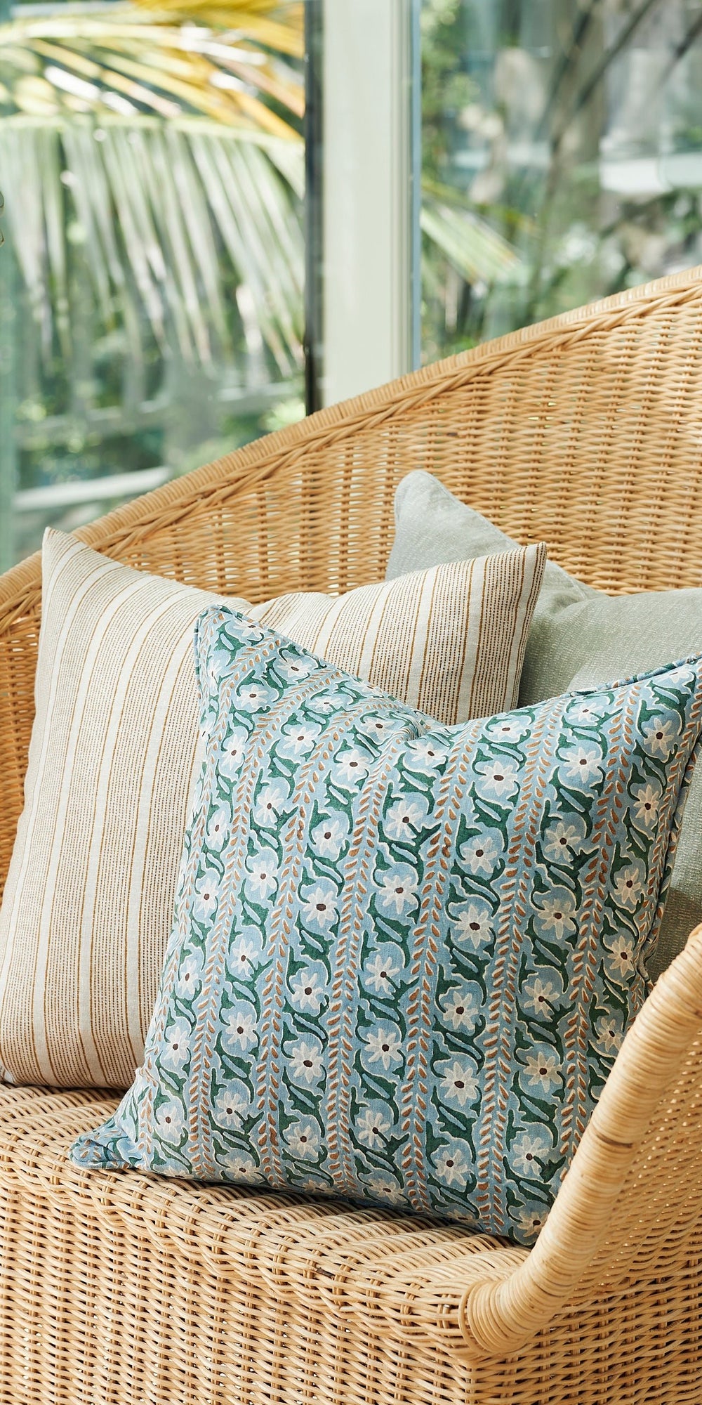 Friuli Celadon Pillowcase in - Cushions - Walter G Australia
