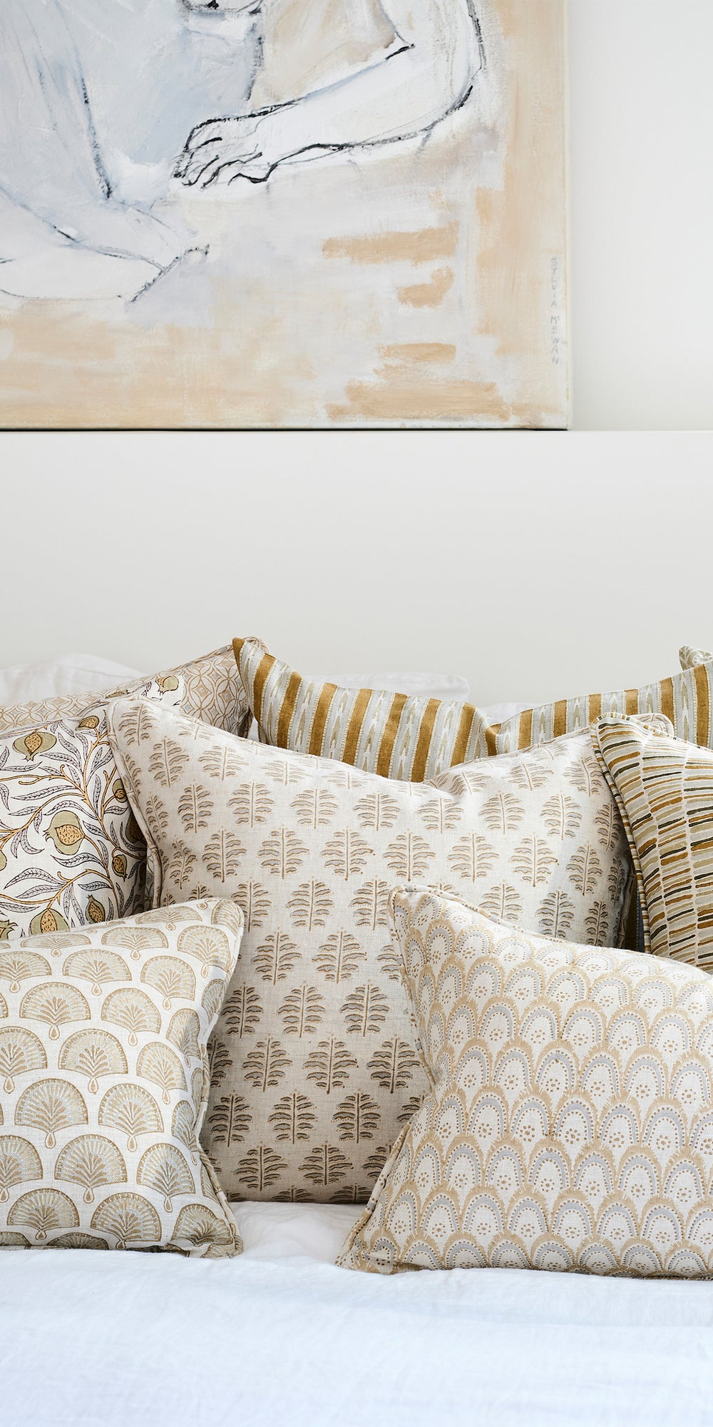 Condesa Elm Pillowcase in - Cushions - Walter G Australia