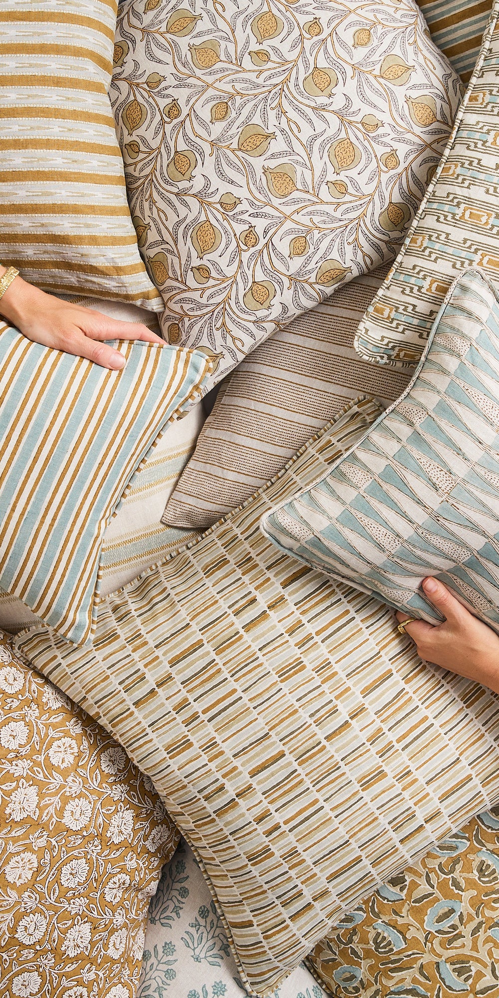 Pollara Saffron Pillowcase in - Cushions - Walter G Australia