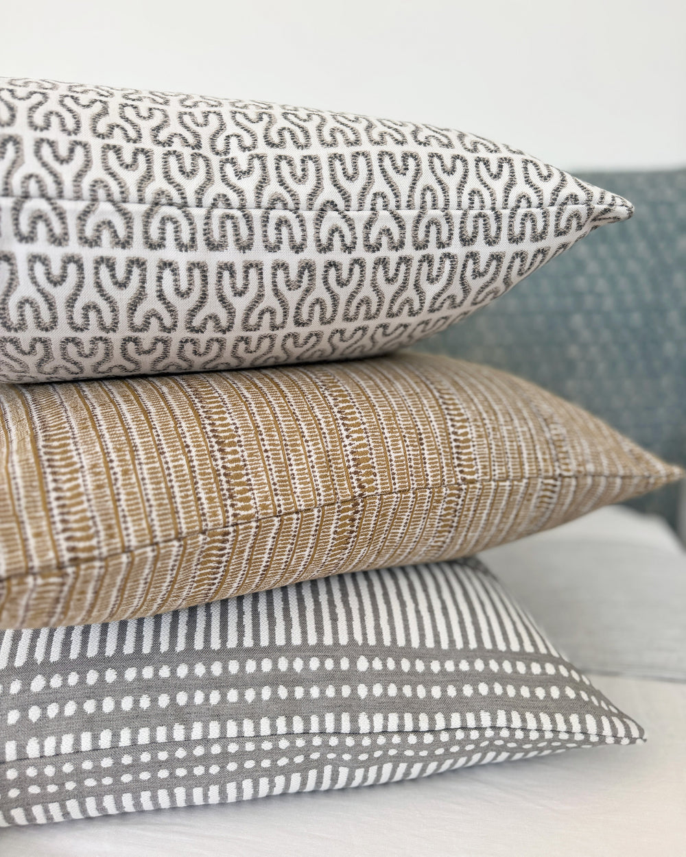 Nagari Salt Outdoor Pillowcase in - Cushions - Walter G Australia