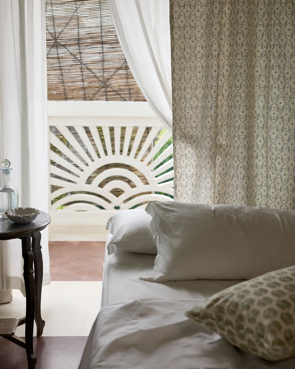 Hera Celadon Moss Pillowcase