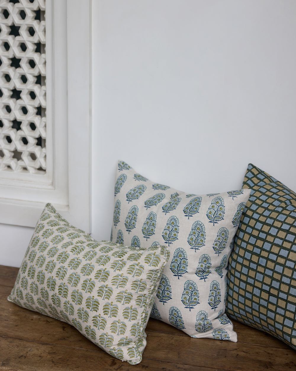 Zardosi Celadon Moss Pillowcase