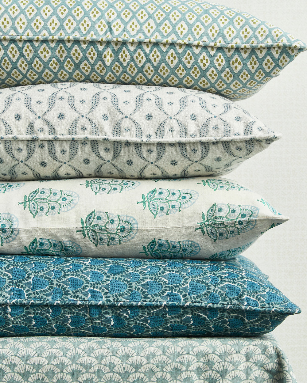 Orvietto Celadon Moss Pillowcase