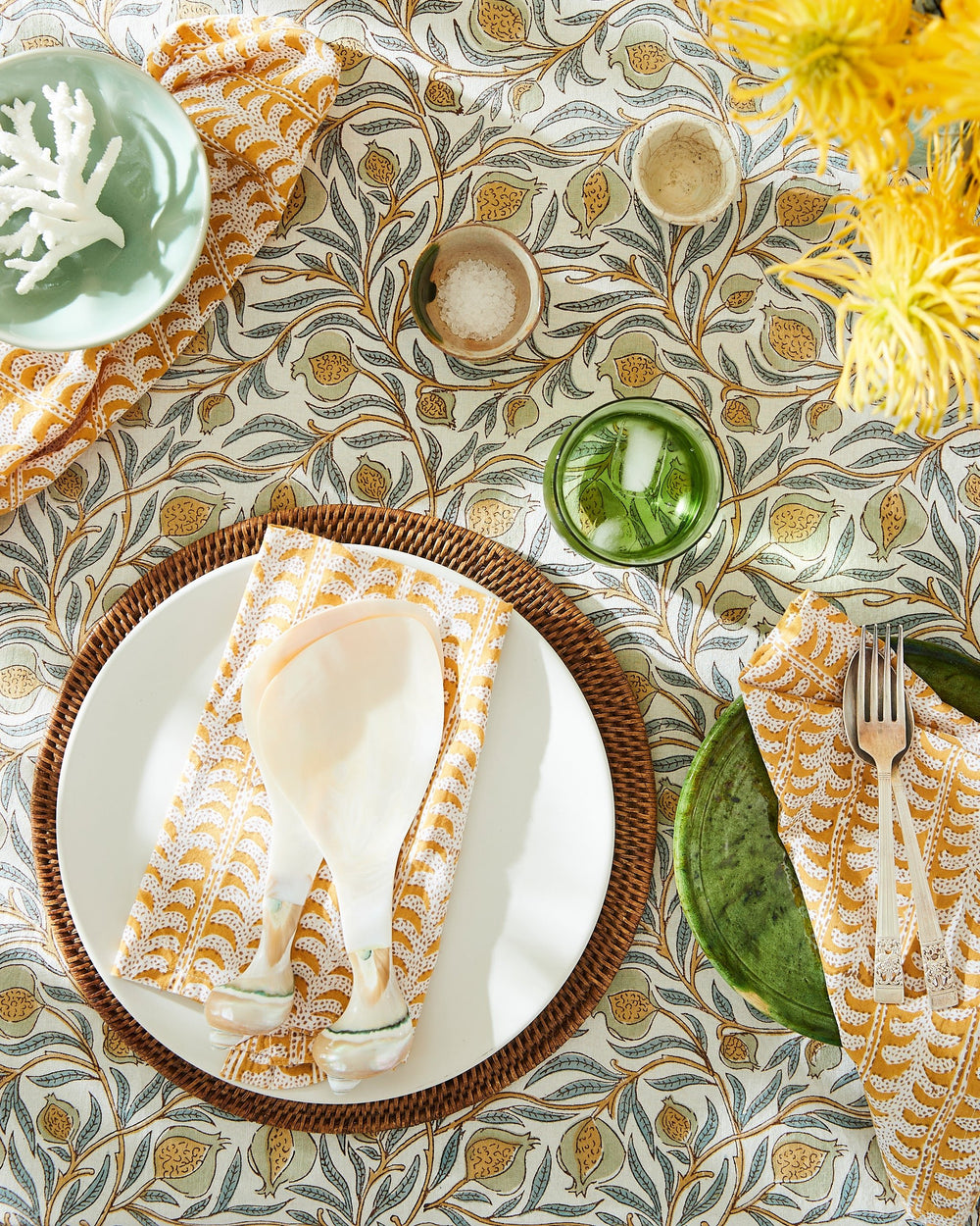 Luxor Saffron Napkins in - Napkins - Walter G Australia