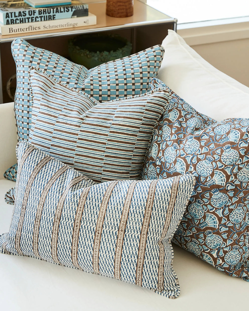 Iznik Cocoa Pillowcase