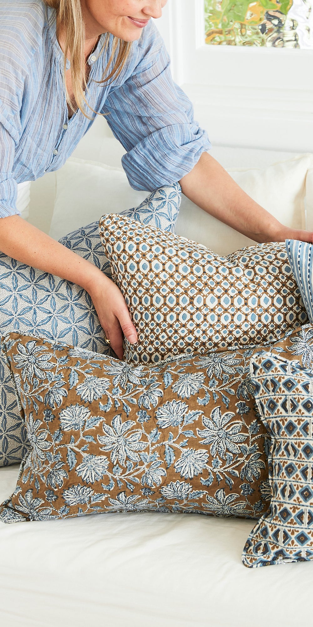 Comino Azure Pillowcase