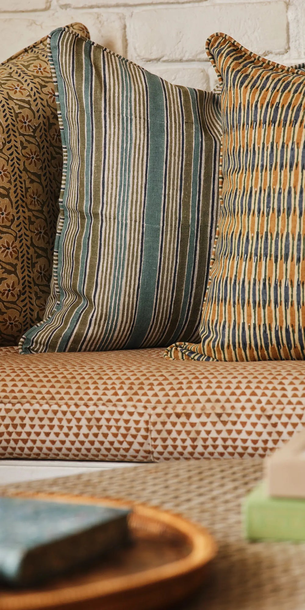 Sikar Slate linen cushion 50x50cm