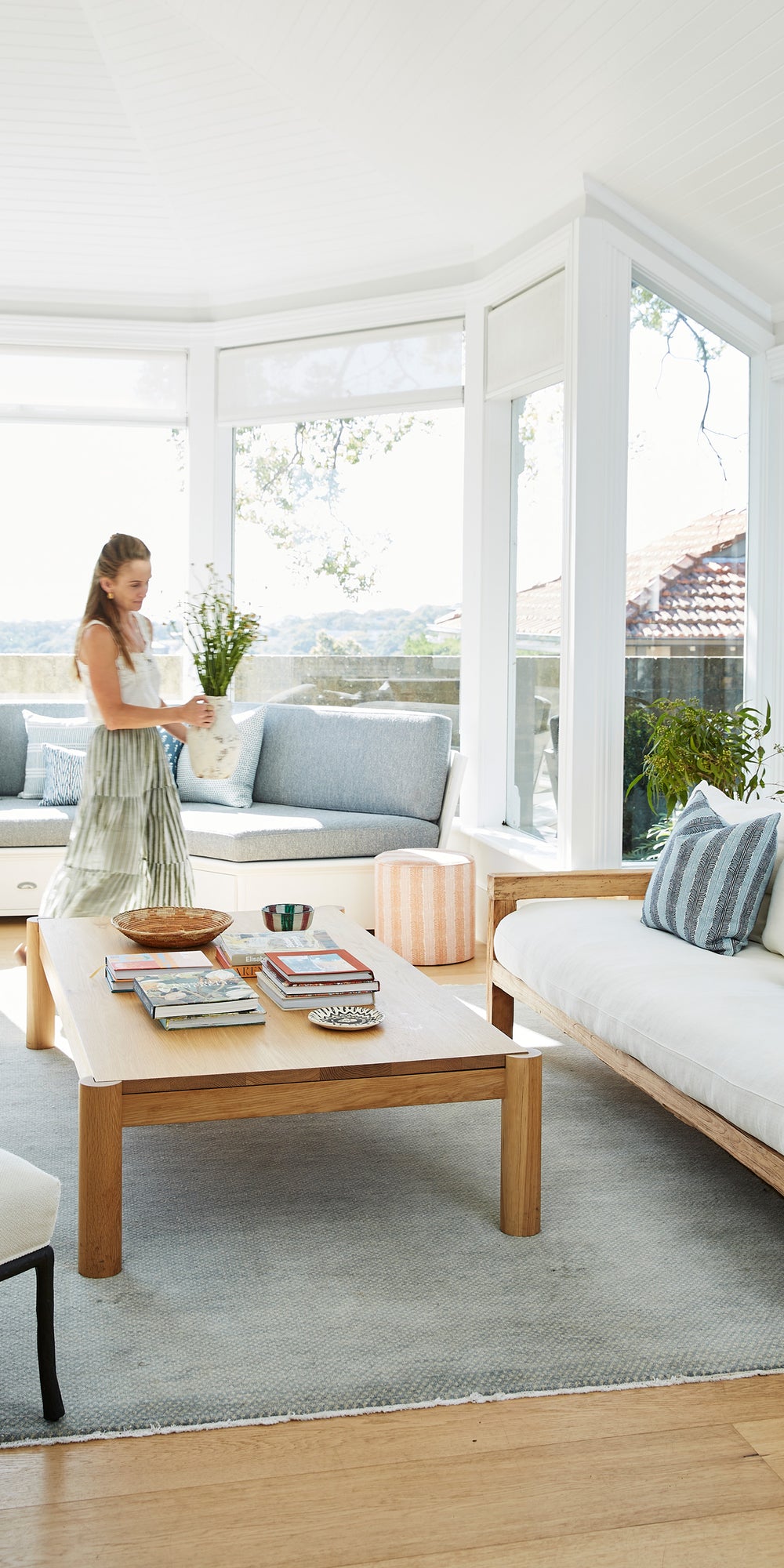 Huts Mineral Outdoor Pillowcase in - Cushions - Walter G Australia