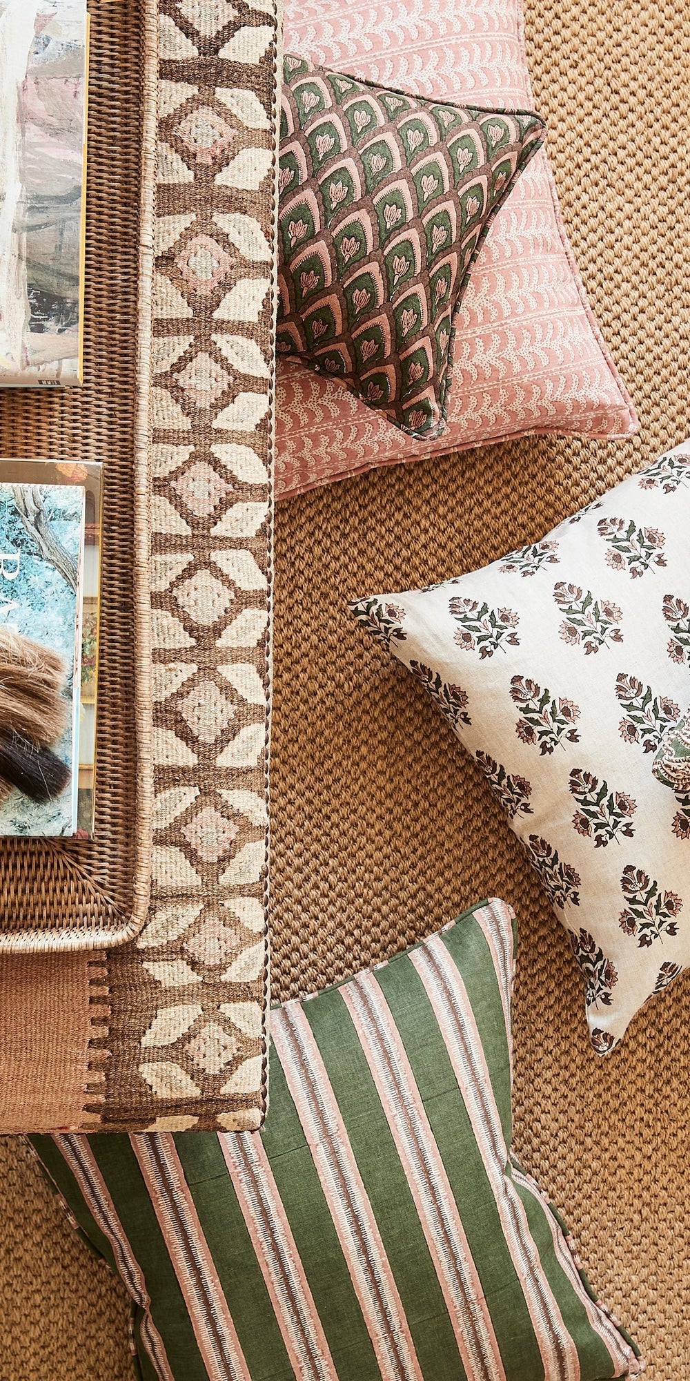 Simrane Rosewood Pillowcase in - Cushions - Walter G Australia