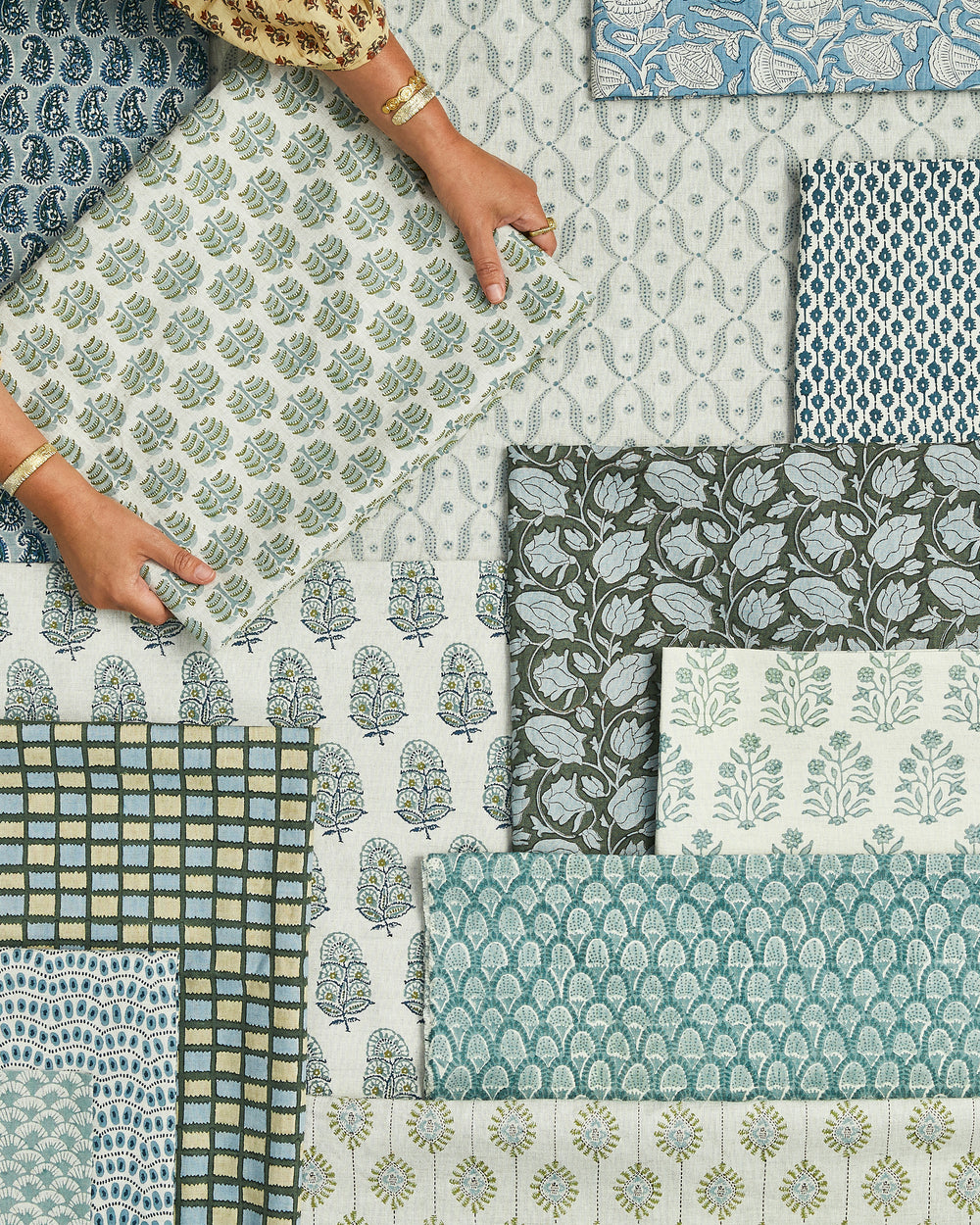 Hera Moss linen in - Fabric - Walter G Australia