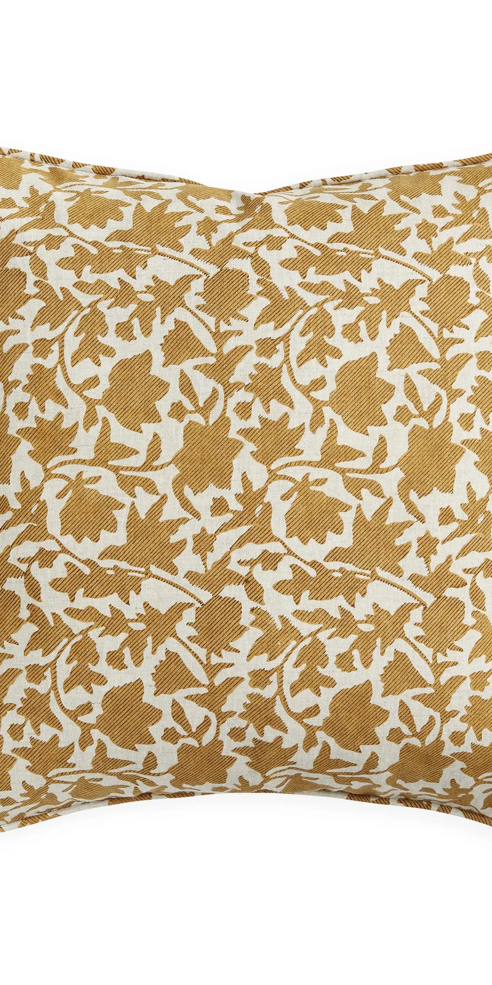 Kalimera Saffron linen cushion 50x50cm