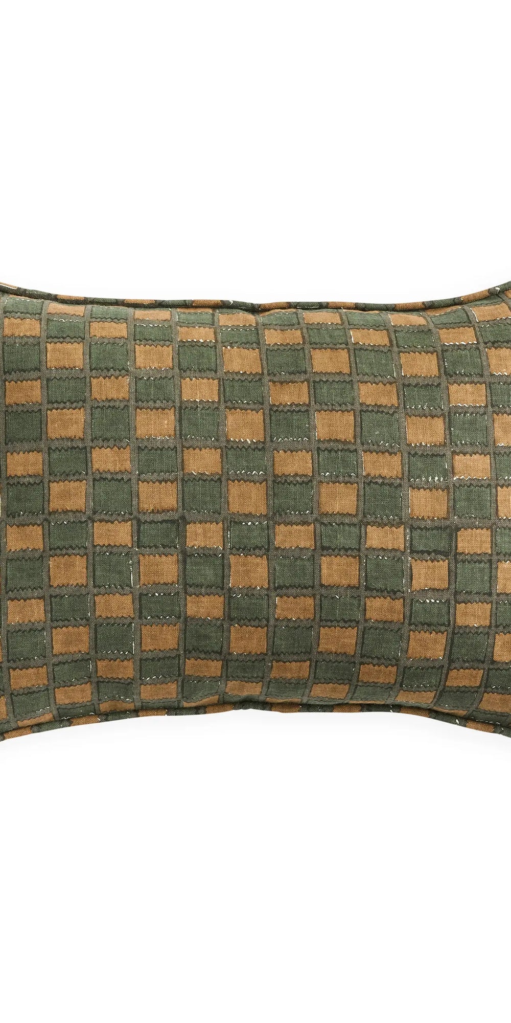 Tindari Aniseed linen cushion 30x45cm
