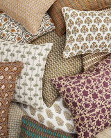 Zardosi Toffee Cushion