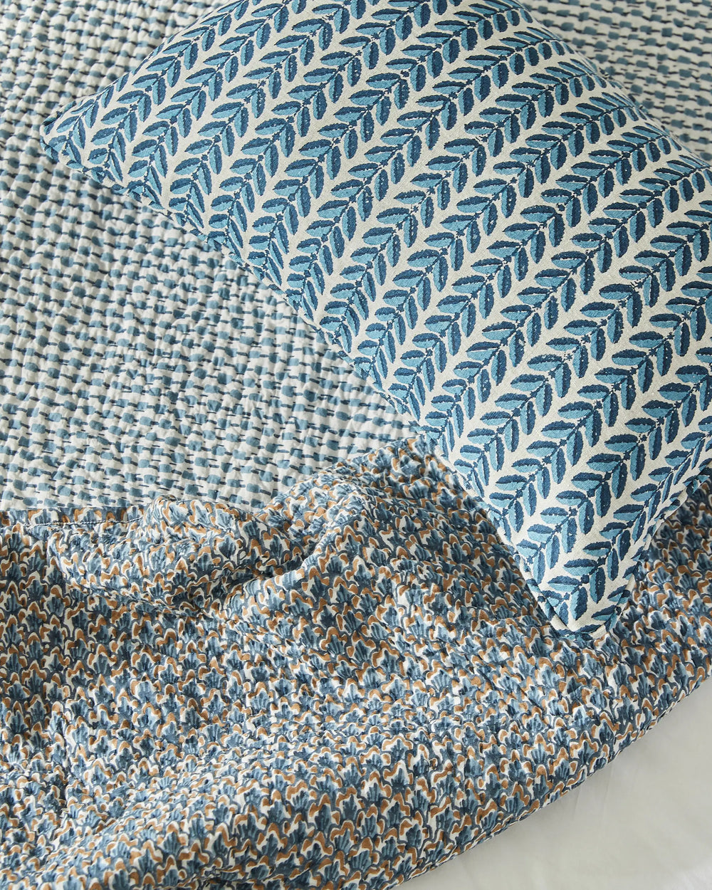 Benaki Azure Pillowcase