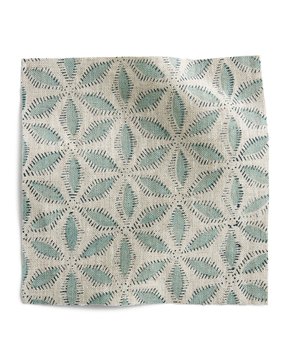 Hanami Light Blue linen swatch
