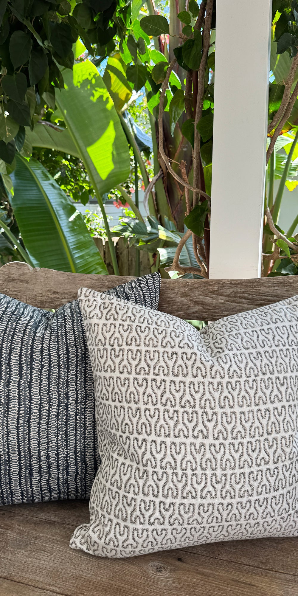 Nagari Salt Outdoor Pillowcase in - Cushions - Walter G Australia