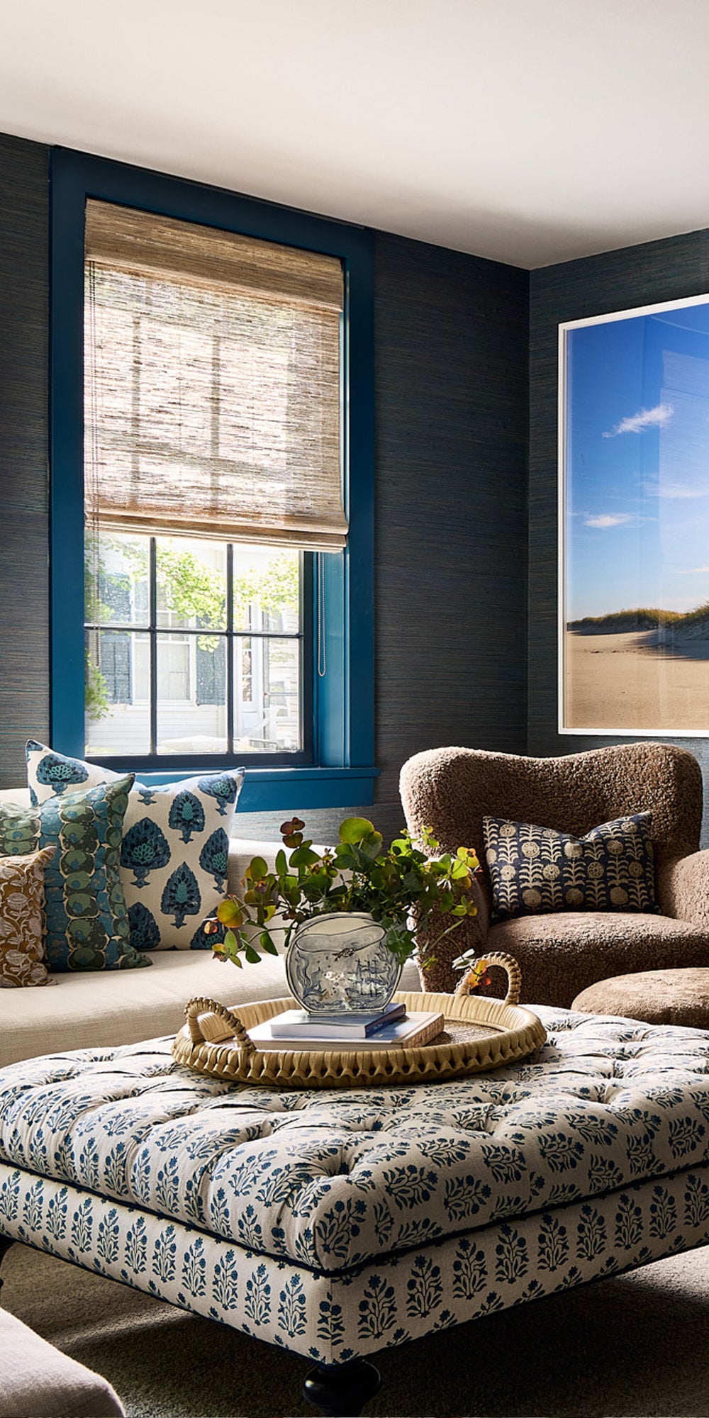 Amer Azure Linen in - Fabric - Walter G Australia