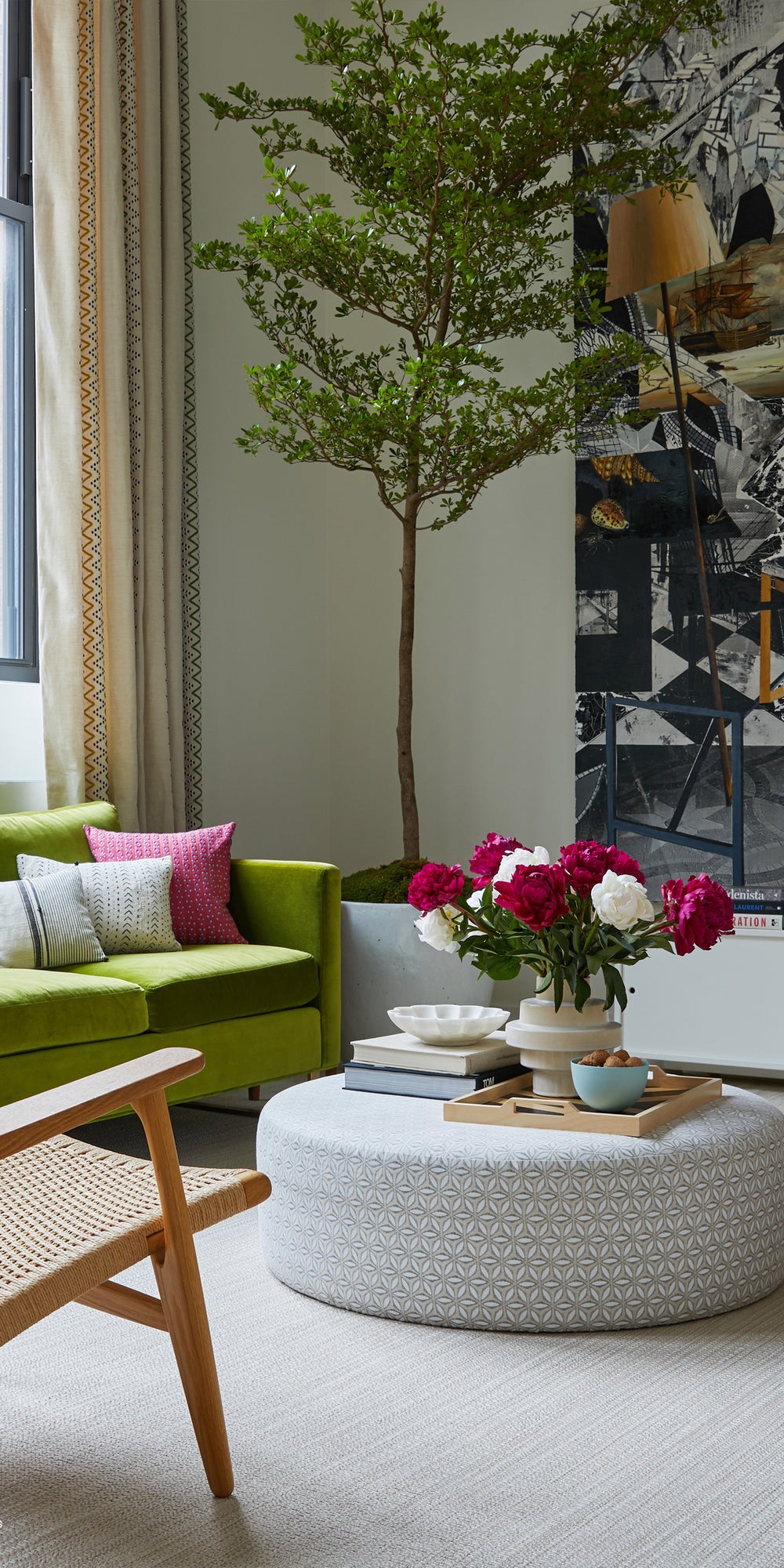 Hanami Chalk Linen in - Fabric - Walter G Australia