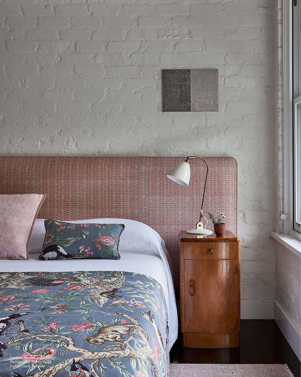 Luxor Guava Linen in - Fabric - Walter G Australia