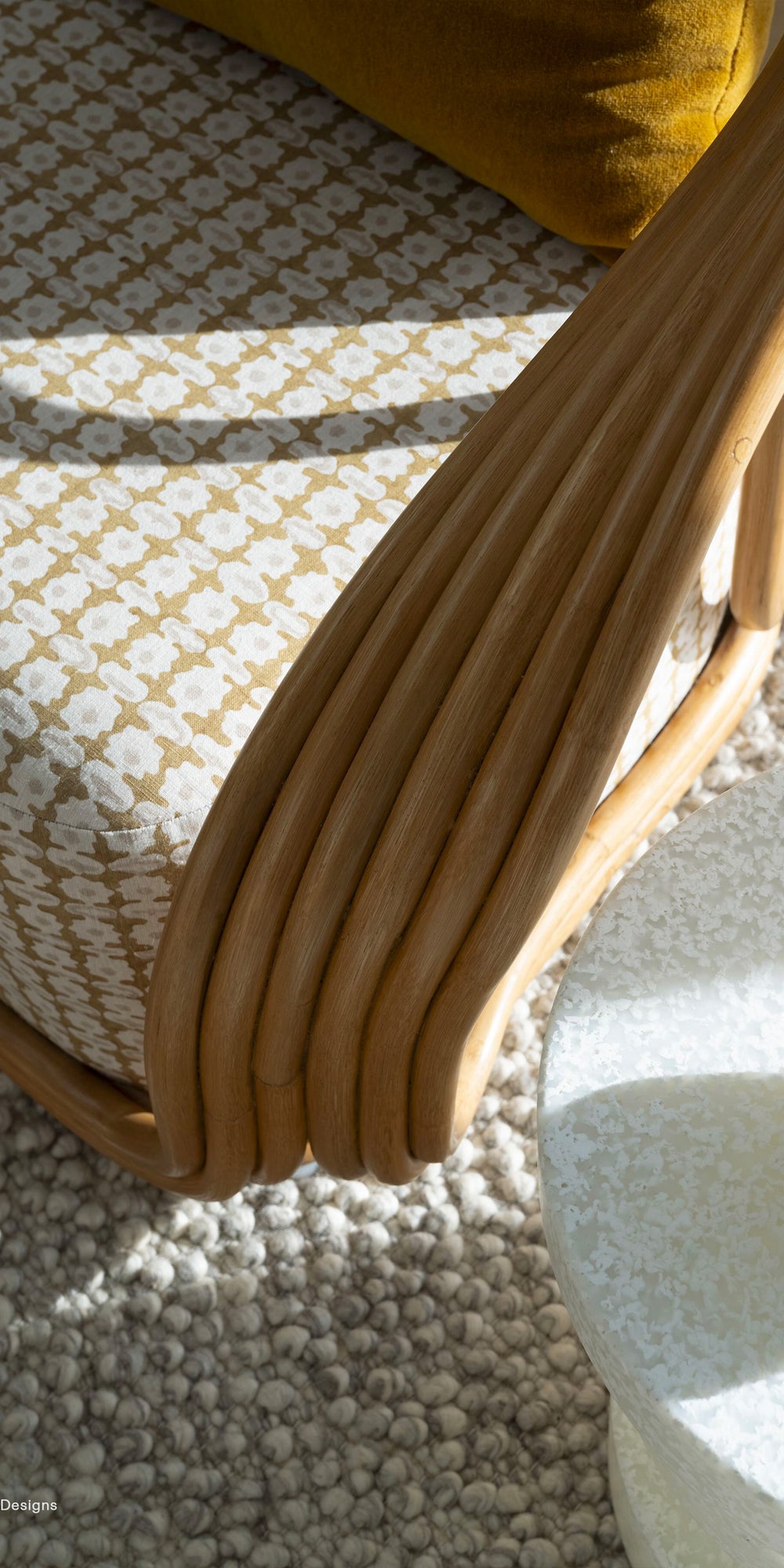Pahari Saffron Linen in - Fabric - Walter G Australia