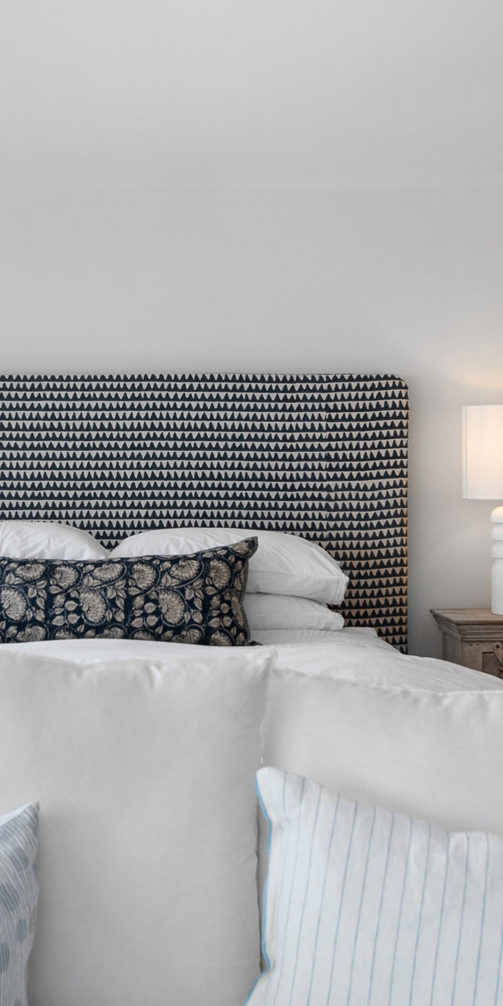 Pyramids Slate Linen in - Fabric - Walter G Australia
