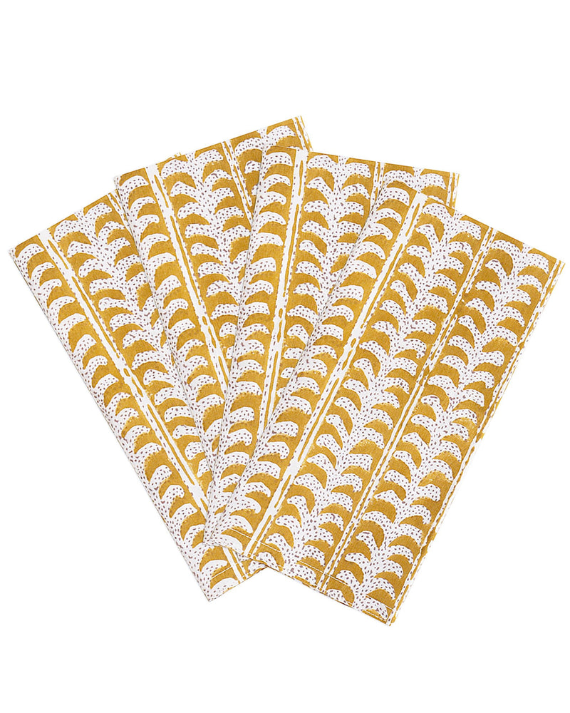 Luxor Saffron Napkins in - Napkins - Walter G Australia