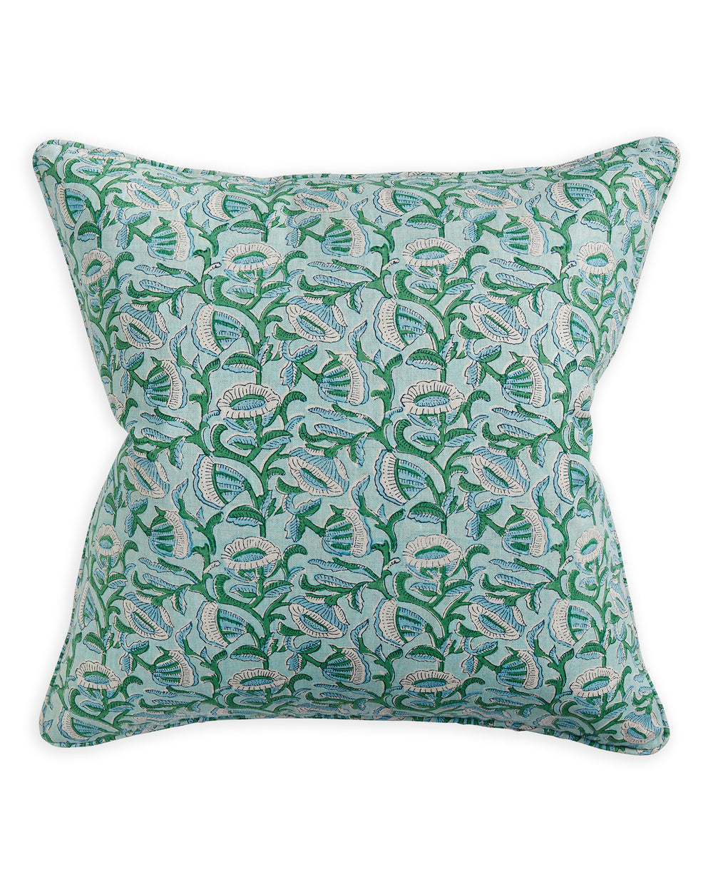 Marbella Emerald Pillowcase in - Cushions - Walter G Australia
