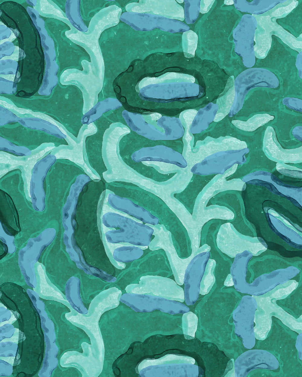 Marbella Malachite wallpaper swatch