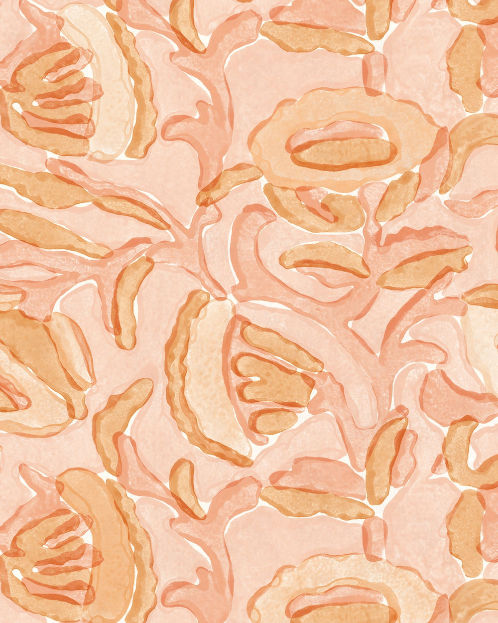 Marbella Papaya wallpaper swatch in - Swatches - Walter G Australia