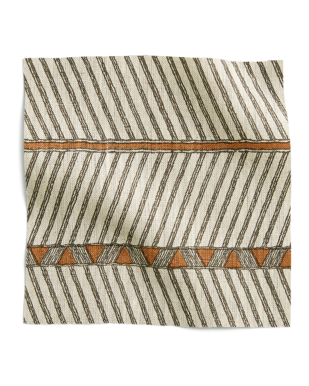 Zanzibar Rust linen swatch