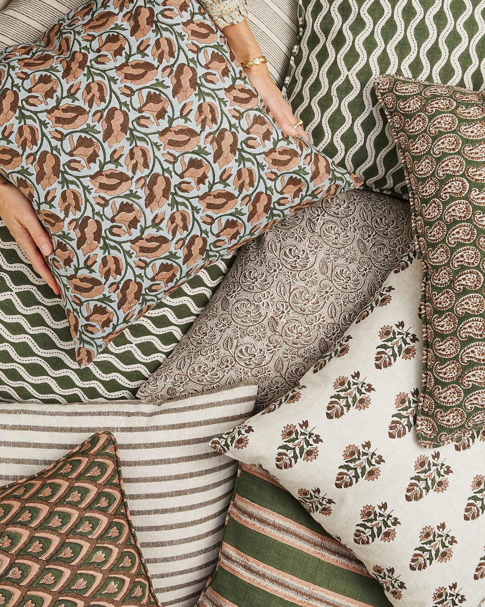 Lahore Rosewood Pillowcase