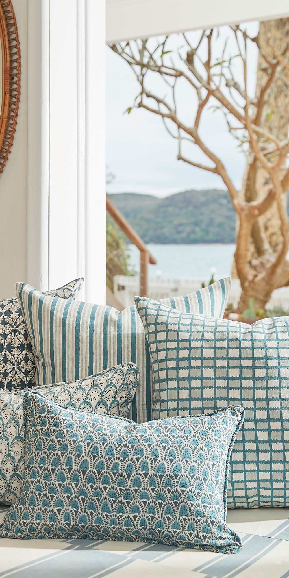 Azores Mineral Pillowcase in - Cushions - Walter G Australia