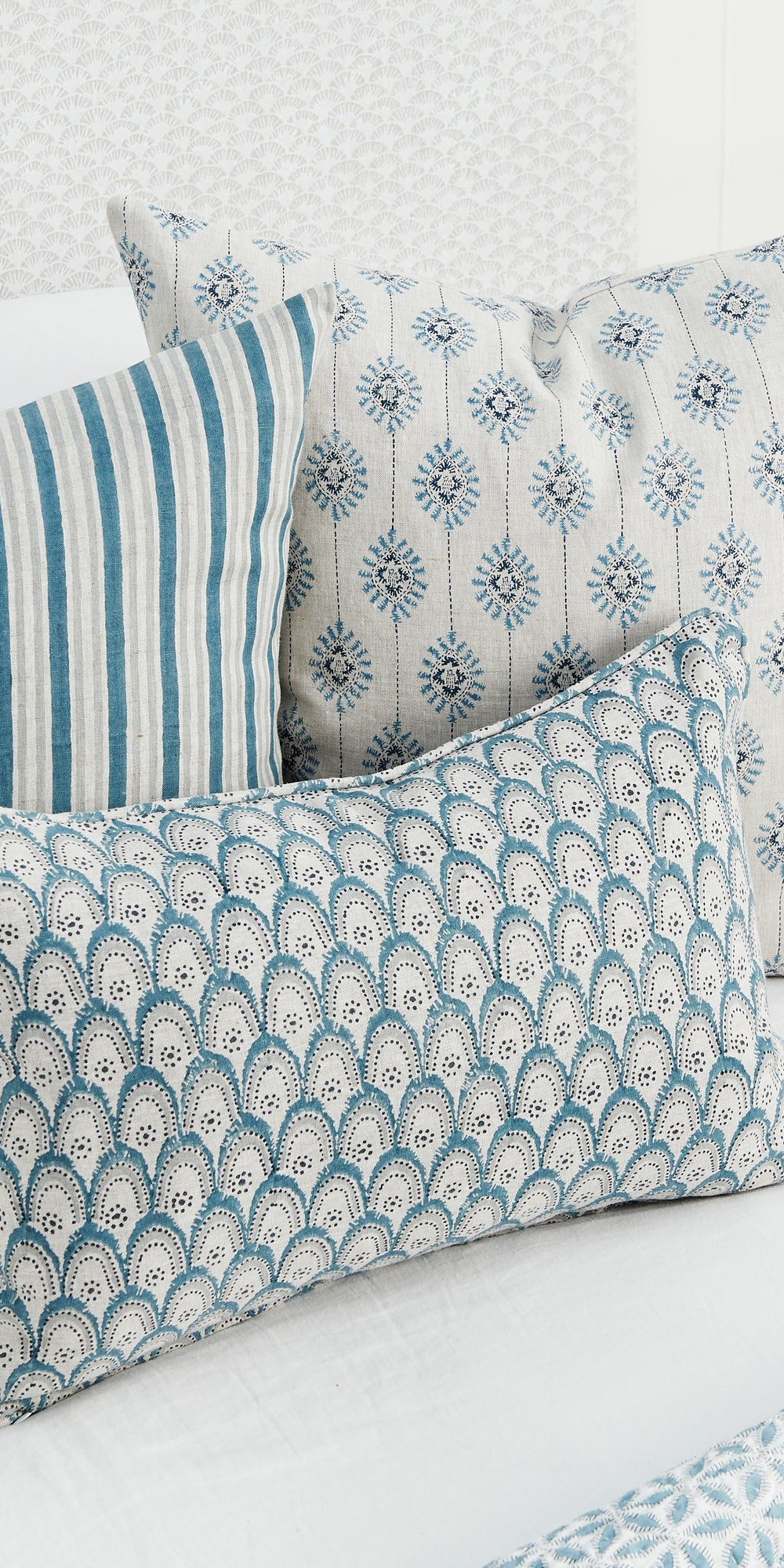 Azores Mineral Pillowcase in - Cushions - Walter G Australia