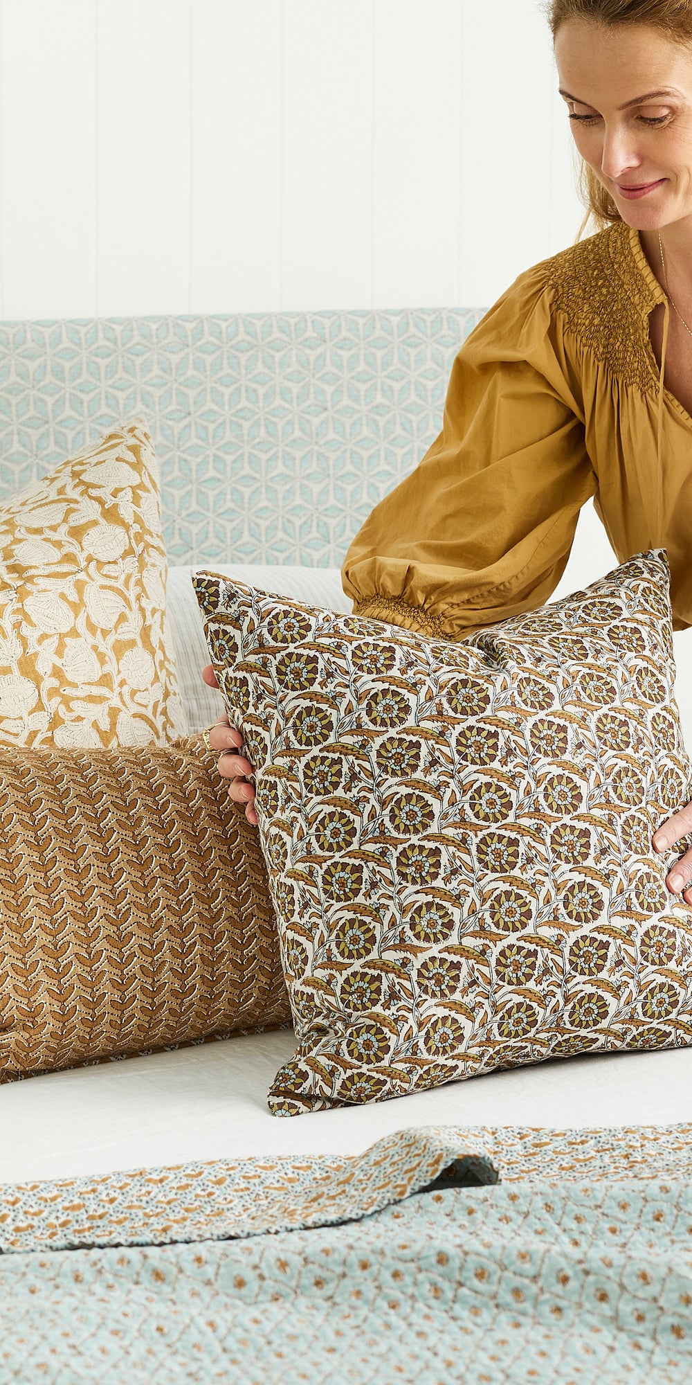 Istanbul Toffee Pillowcase in - Cushions - Walter G Australia