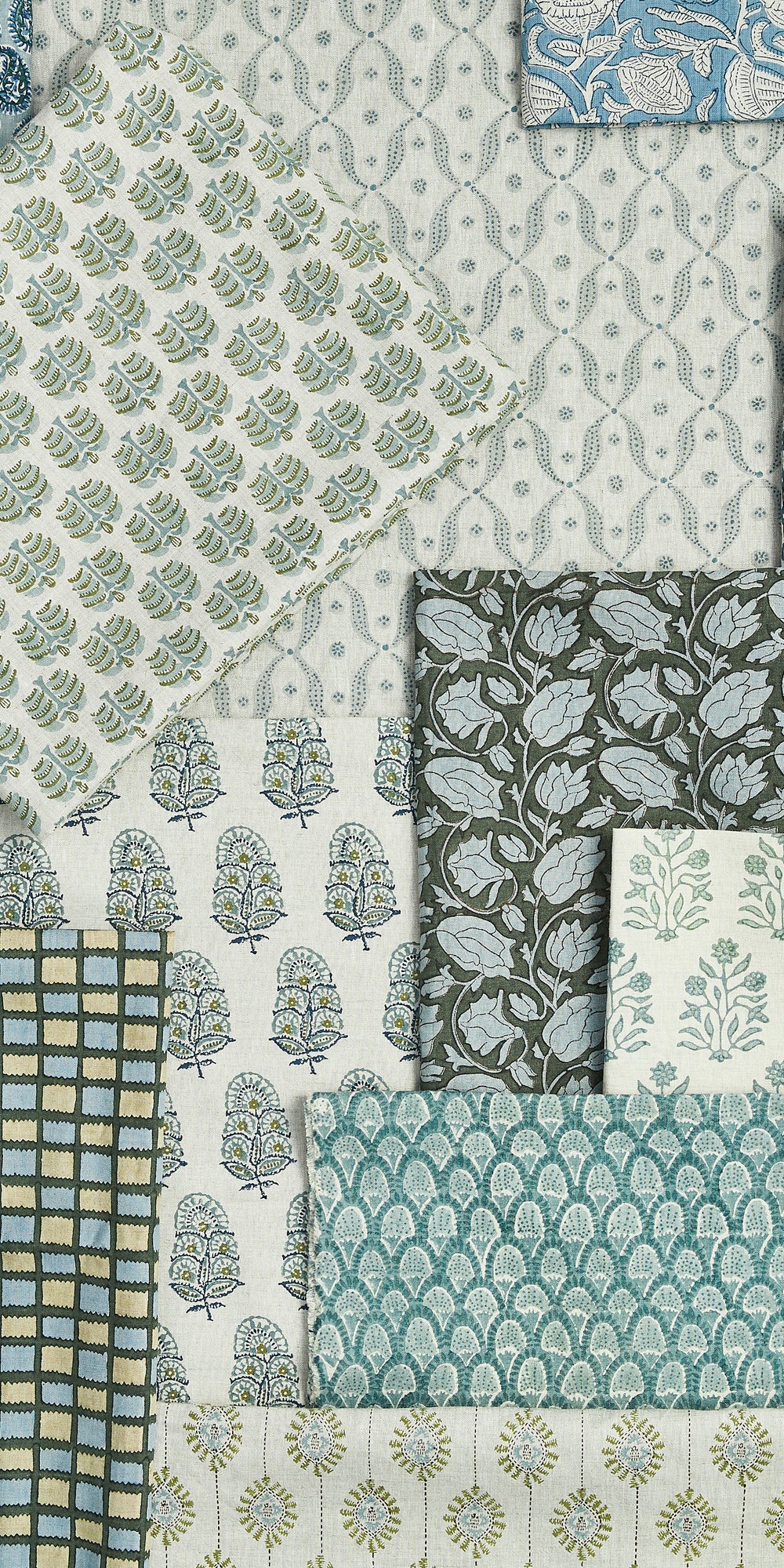 Tindari Thyme linen in - Fabric - Walter G Australia