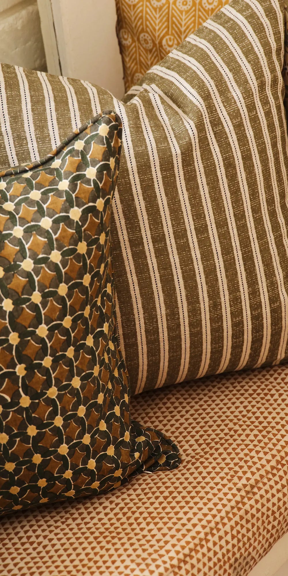 Oia Desert linen cushion 55x55cm