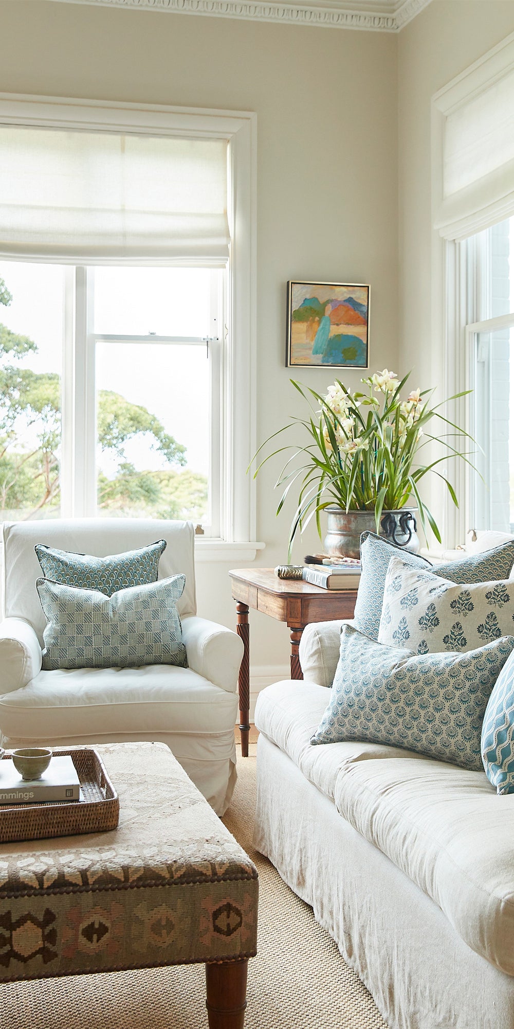 Ankara Mineral Pillowcase in - Cushions - Walter G Australia