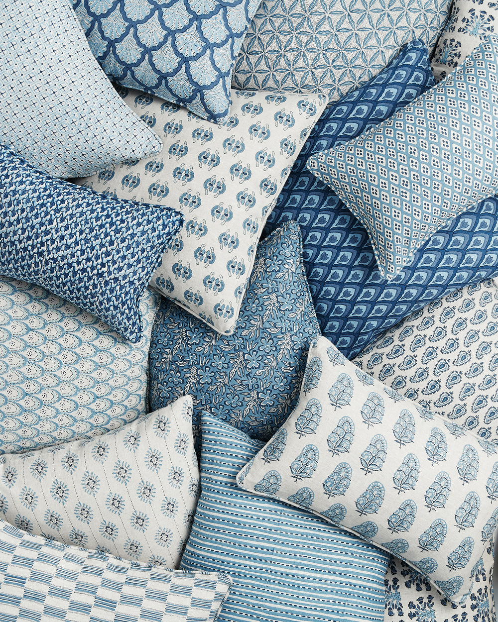 Bombay Azure Pillowcase in - Cushions - Walter G Australia
