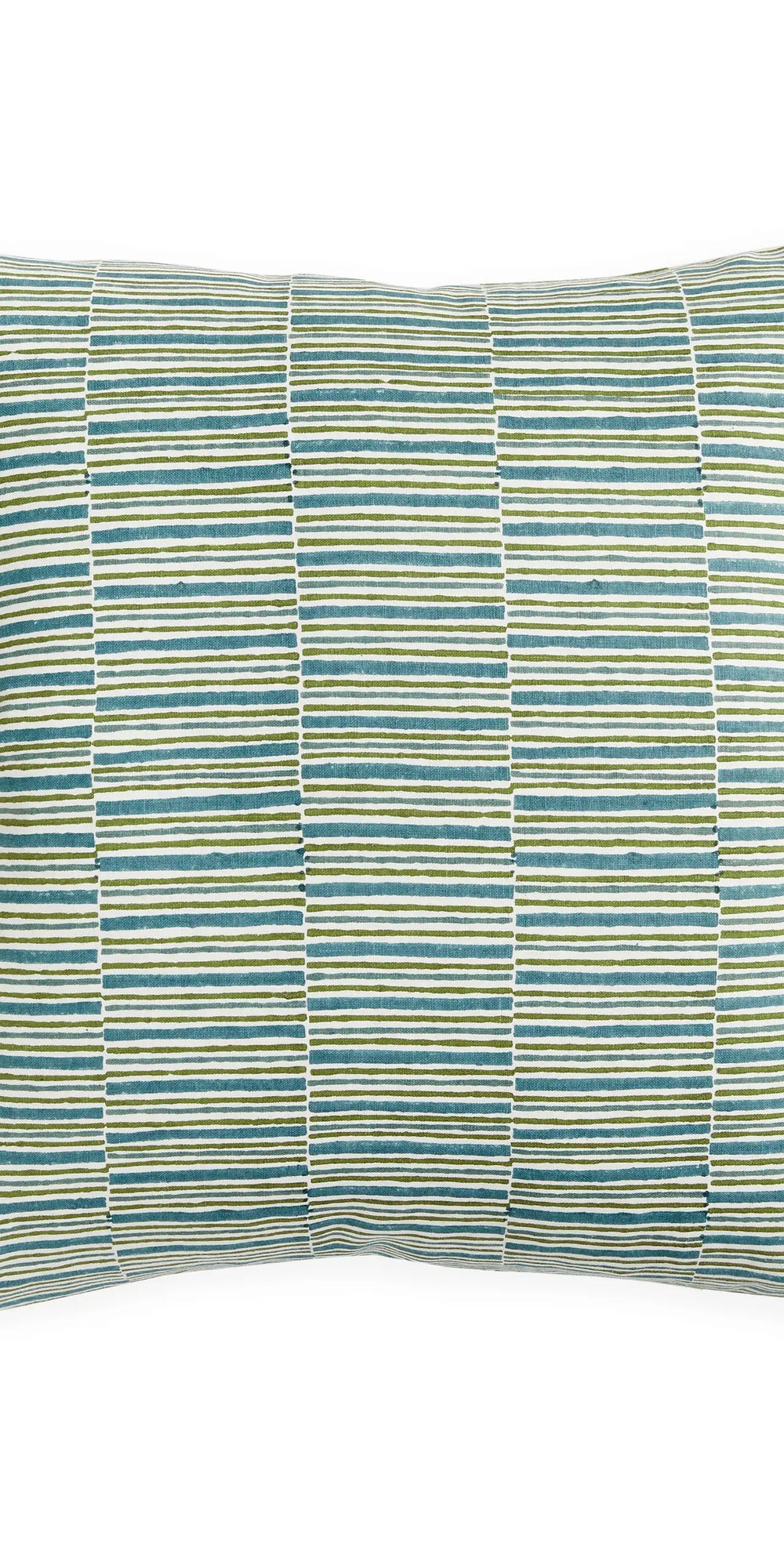 Portofino Lagoon linen cushion 50x50cm