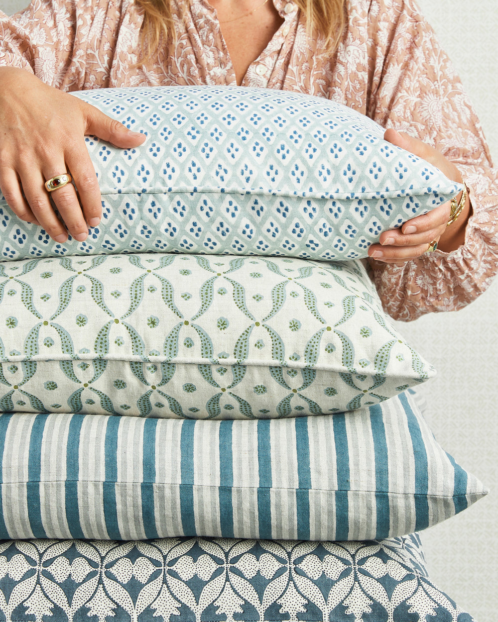 Genoa Celadon Moss Pillowcase