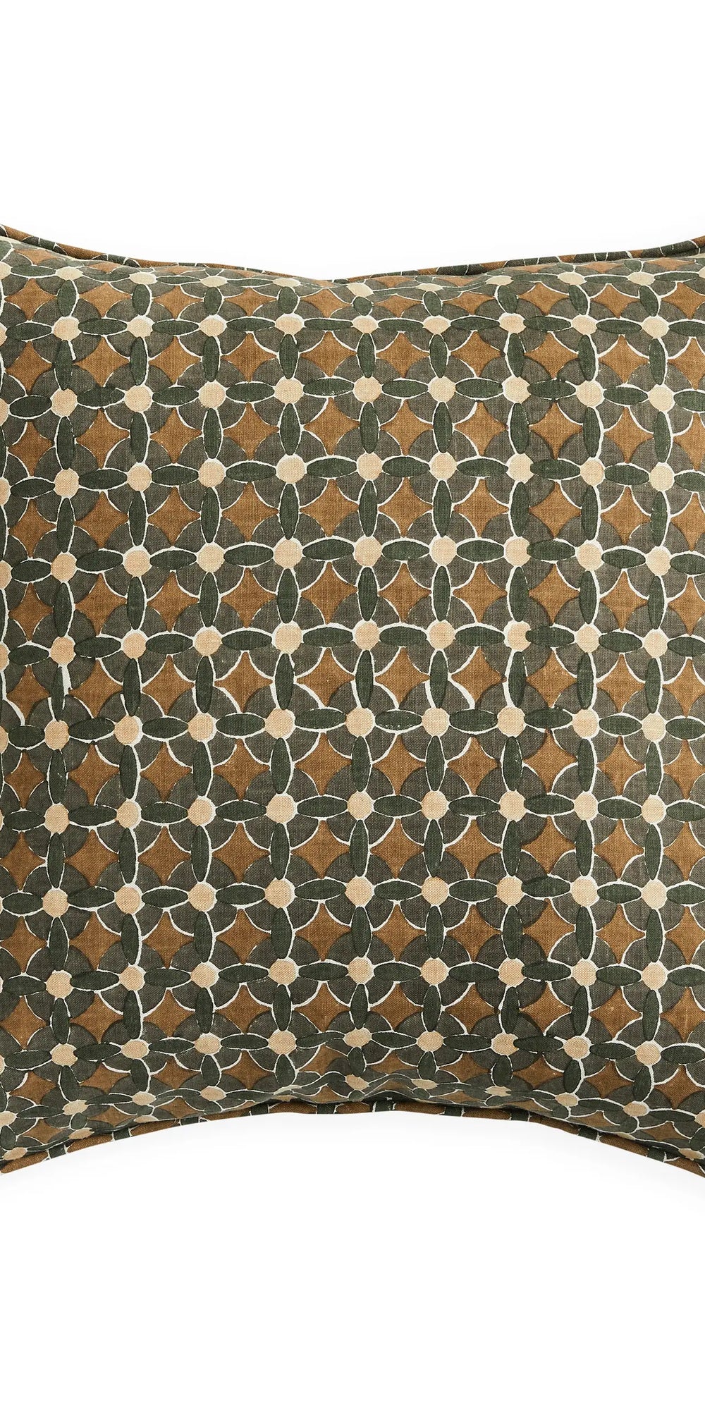 Casablanca Aniseed linen cushion 50x50cm