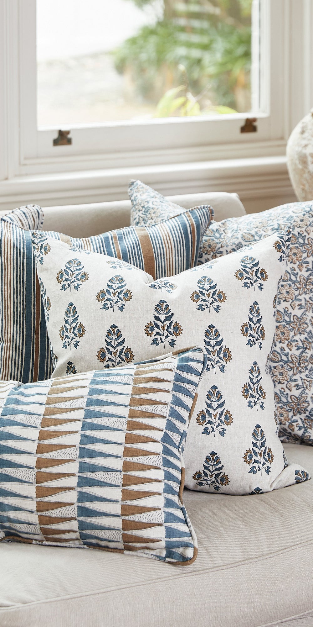 Ankara Walnut Pillowcase in - Cushions - Walter G Australia