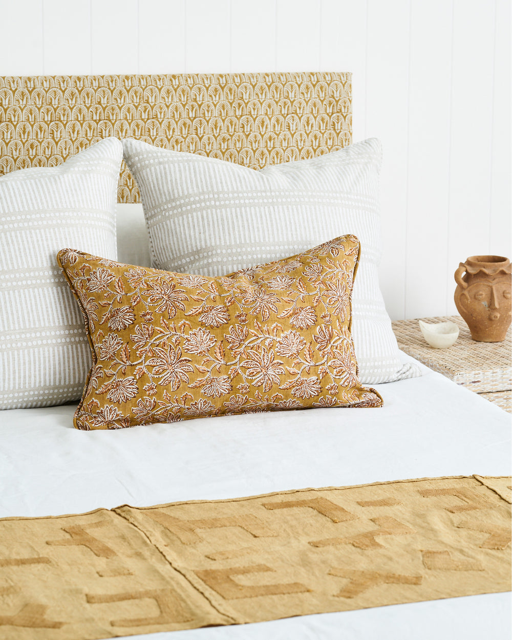 Dash Dot Chalk Pillowcase in - Cushions - Walter G Australia