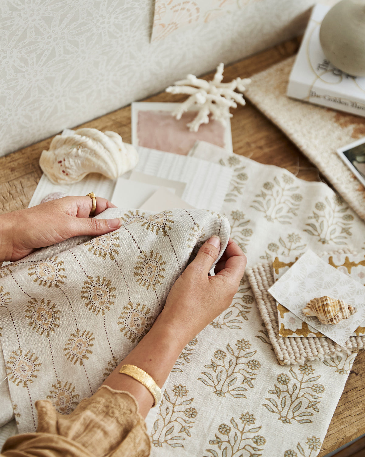 Bombay Shell linen